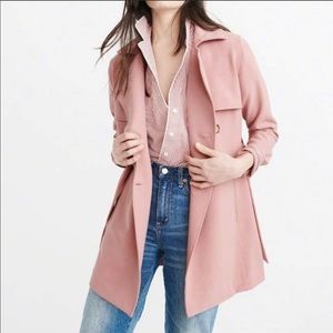 Abercrombie Drapey Trench Coat